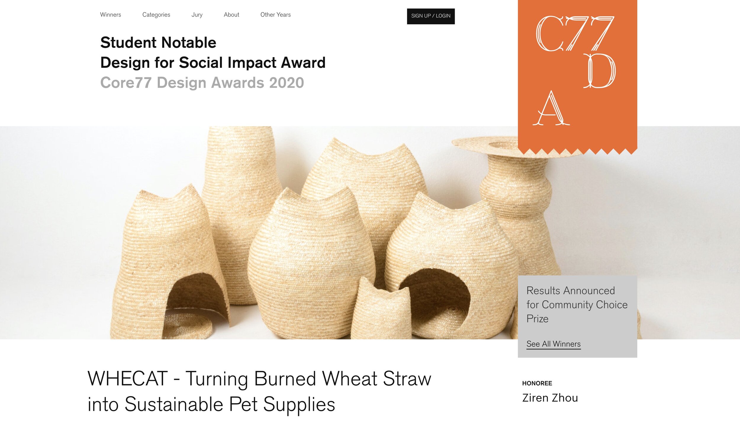 Core77 Design Award, Design for Social Impact